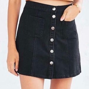Black • Denim • Skirt